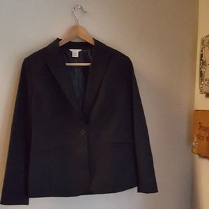 NWOT Liz Claiborne Midnight Black Blazer